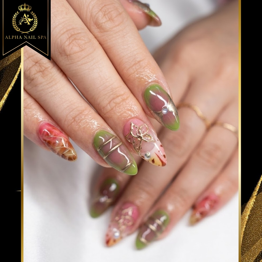 Alpha Nail Spa nail work in Myrtle Beach, South Carolina